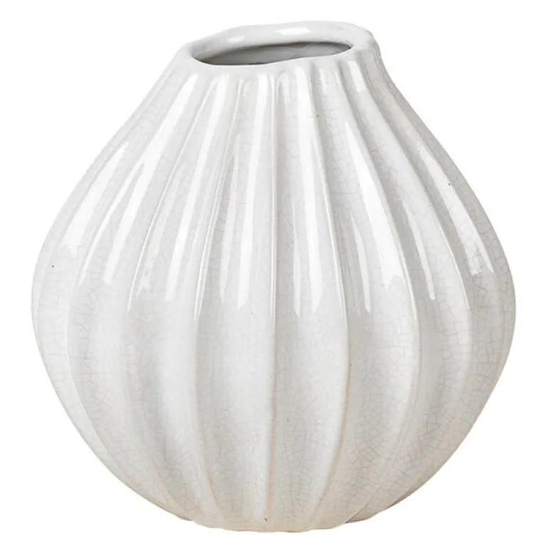 Wide vase S 15x15 cm Ivory