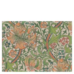 William Morris Golden Lily bordbrikke 35x45 cm gul