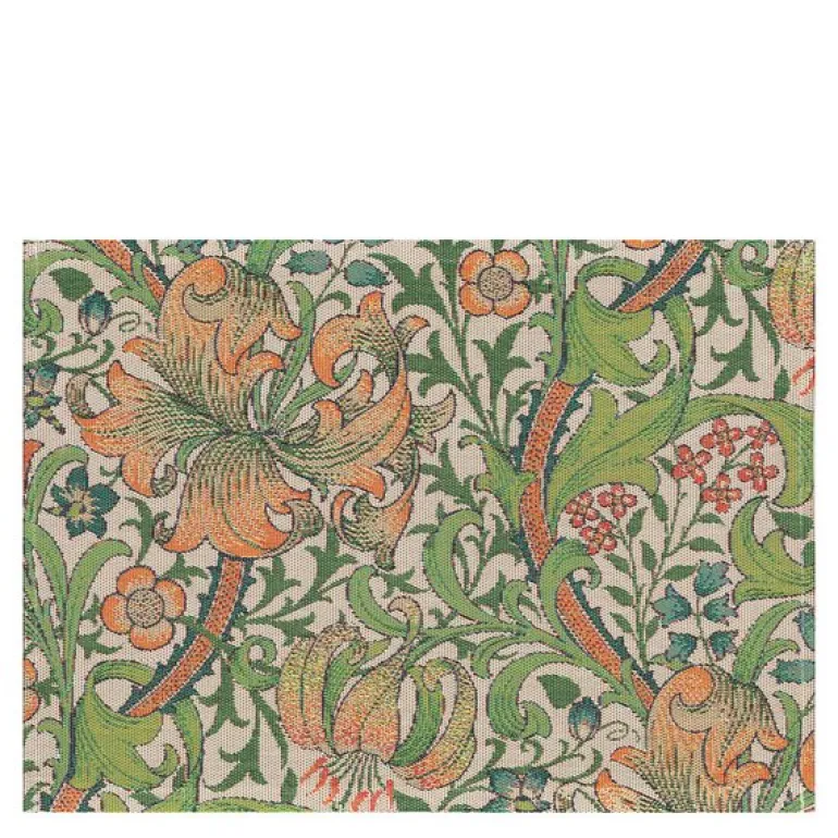 William Morris Golden Lily bordbrikke 35x45 cm gul