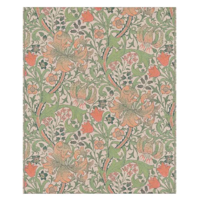 William Morris Golden lily pledd 140x170 cm gul