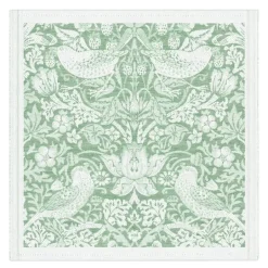 William Morris Strawberry Thief serviett/småduk 35x35 cm grønn