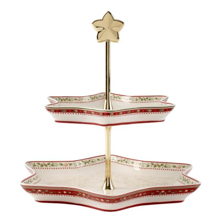 Winter Bakery delight fat m/stett 2 etasje 25,5 cm holly