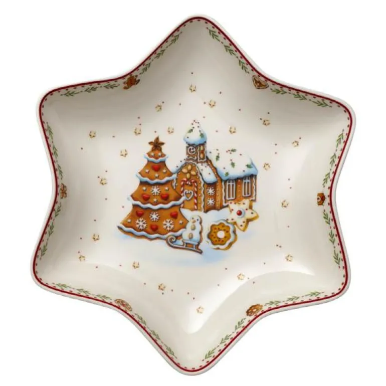Winter Bakery stjerne skål 24,5 cm