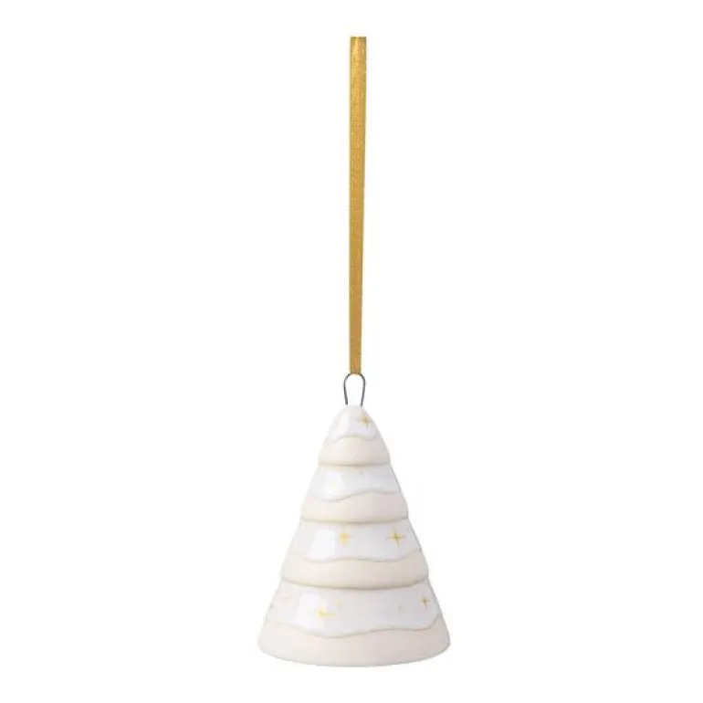 Winter Glow ornament tre 6x8 cm