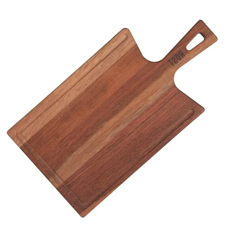 Wooden board skjære- og serveringsfjøl 40x21 cm brun