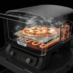 Woodfire elektrisk grill 2400W