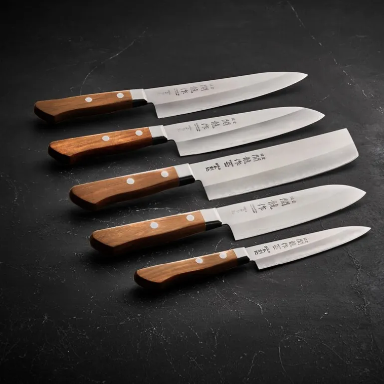 Wood knivsett 2 deler kokkekniv/grønnsakskniv
