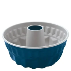 Xbake kakeform mønster og kjegle 23 cm blå