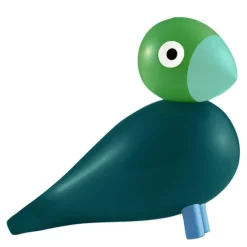 Year Bird 2026 Birk 12,5 cm mørk grønn