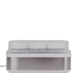 Yoghurtmaskin JM2 2,5L med glassbeholder 12 stk rustfritt stål/hvit