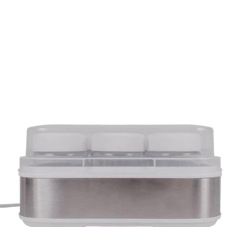 Yoghurtmaskin JM2 2,5L med glassbeholder 12 stk rustfritt stål/hvit