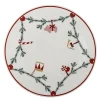 Yule fat på fot 35 cm natur/julemotiv