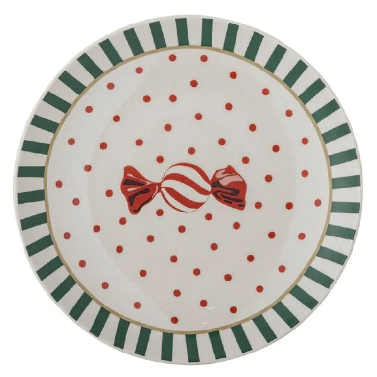 Yule tallerken 16 cm julemotiv multi