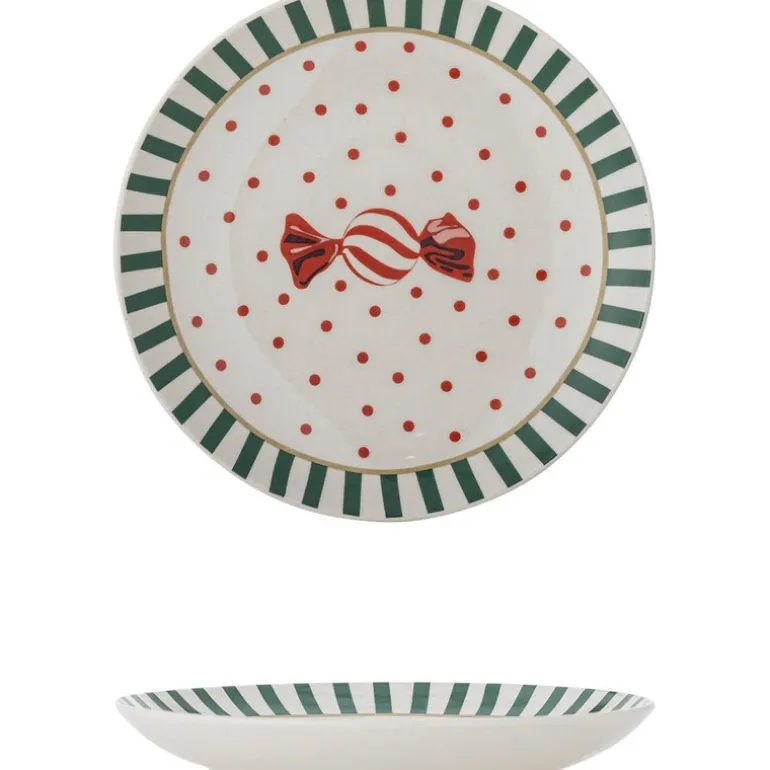 Yule tallerken 16 cm julemotiv multi