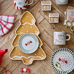 Yule tallerken 16 cm julemotiv multi