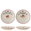 Yule tallerken 16 cm 2 stk julemotiv