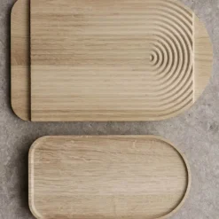 Zen skjærebrett 40x25x2 cm eik